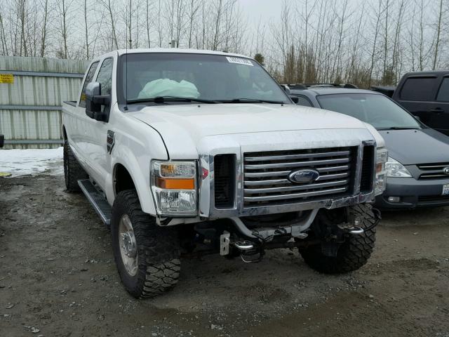 1FTWW3BR0AEA78515 - 2010 FORD F350 SUPER WHITE photo 1