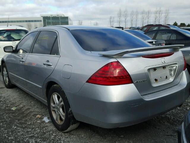1HGCM56846A811879 - 2006 HONDA ACCORD EX SILVER photo 3