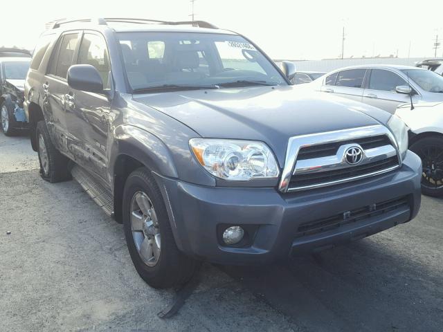 JTEBU14R868053255 - 2006 TOYOTA 4RUNNER SR GRAY photo 1