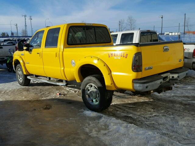 1FTWW31P86EB26625 - 2006 FORD F350 SRW S YELLOW photo 3