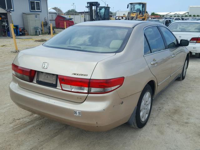 1HGCM563X4A042497 - 2004 HONDA ACCORD LX BEIGE photo 4