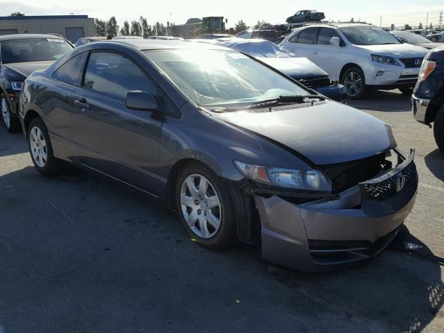 2HGFG12649H528762 - 2009 HONDA CIVIC LX GRAY photo 1