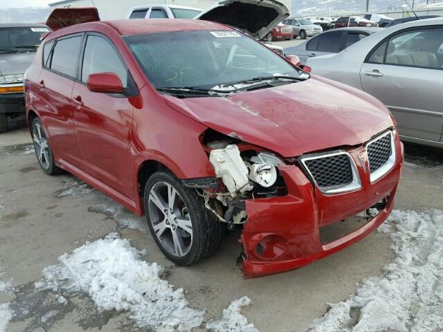 5Y2SR67099Z453002 - 2009 PONTIAC VIBE GT RED photo 1