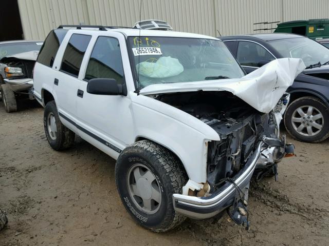 1GNEK13R1XJ389811 - 1999 CHEVROLET TAHOE K150 WHITE photo 1