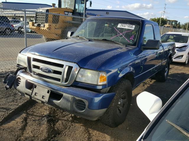 1FTYR44U38PA66512 - 2008 FORD RANGER SUP BLUE photo 2