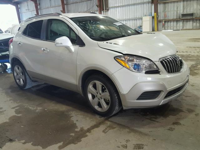 KL4CJASB6GB626109 - 2016 BUICK ENCORE WHITE photo 1