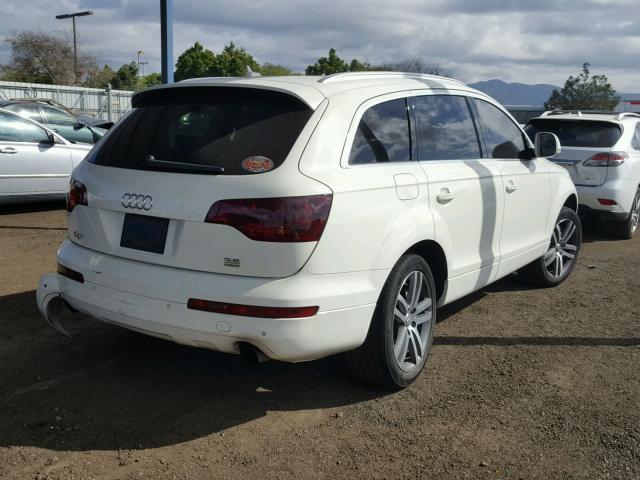 WA1BY74L88D065515 - 2008 AUDI Q7 3.6 QUA WHITE photo 4