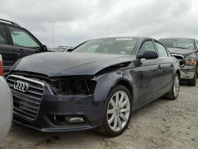 WAUKFAFL7DA085818 - 2013 AUDI A4 PRESTIG BLUE photo 2