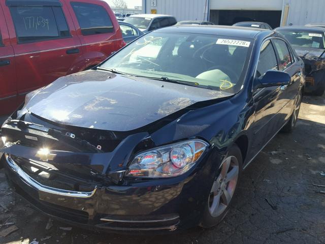 1G1ZC5E02CF228712 - 2012 CHEVROLET MALIBU 1LT BLUE photo 2