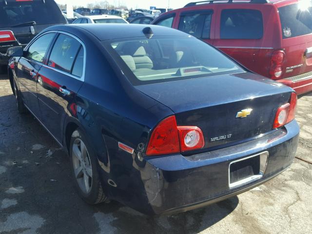 1G1ZC5E02CF228712 - 2012 CHEVROLET MALIBU 1LT BLUE photo 3