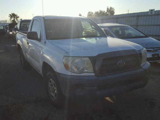 5TENX22N06Z233133 - 2006 TOYOTA TACOMA WHITE photo 1