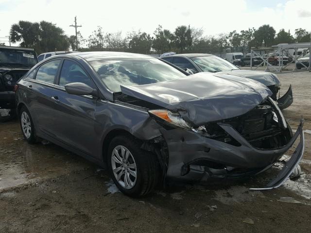 5NPEB4AC0CH327215 - 2012 HYUNDAI SONATA GLS GRAY photo 1