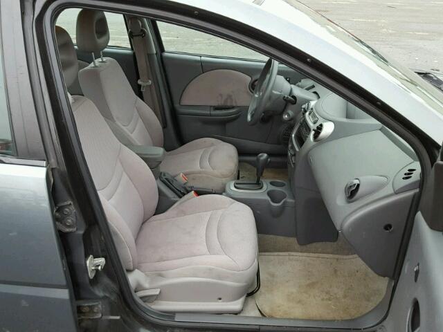 1G8AJ52F54Z184153 - 2004 SATURN ION LEVEL GRAY photo 5