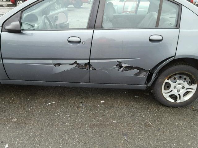 1G8AJ52F54Z184153 - 2004 SATURN ION LEVEL GRAY photo 9