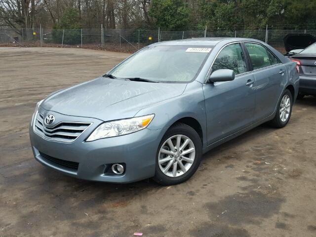 4T1BK3EK5BU610496 - 2011 TOYOTA CAMRY SE GREEN photo 2