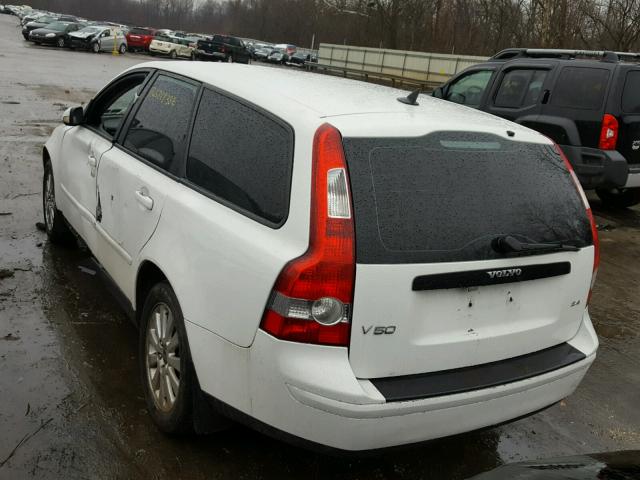 YV1MW382952054314 - 2005 VOLVO V50 2.4I WHITE photo 3