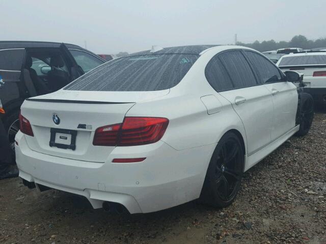 WBSFV9C55ED097258 - 2014 BMW M5 WHITE photo 4