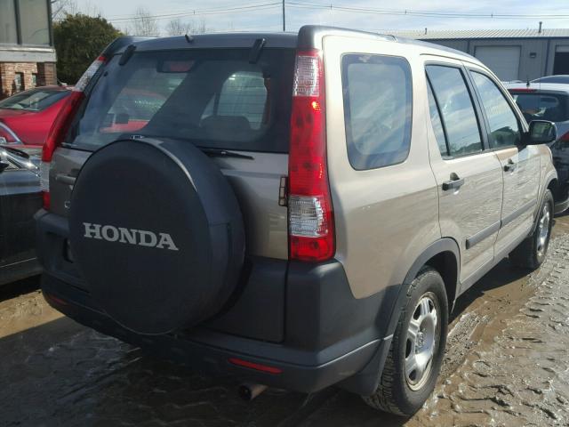 SHSRD78535U345934 - 2005 HONDA CR-V LX GOLD photo 4