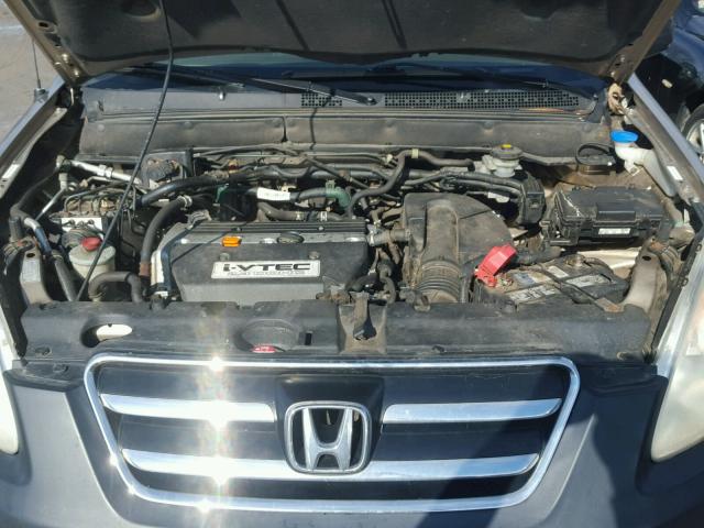 SHSRD78535U345934 - 2005 HONDA CR-V LX GOLD photo 7