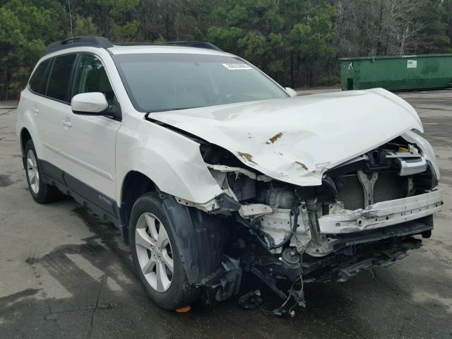 4S4BRDKC0D2203313 - 2013 SUBARU OUTBACK 3. WHITE photo 1