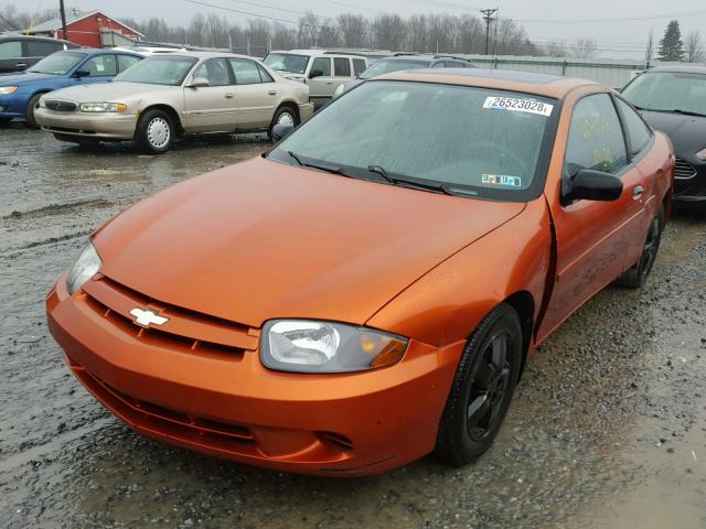 1G1JF12F557176432 - 2005 CHEVROLET CAVALIER L ORANGE photo 2