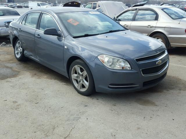 1G1ZG57NX84240218 - 2008 CHEVROLET MALIBU LS ნაცრისფერი ფოტო 1