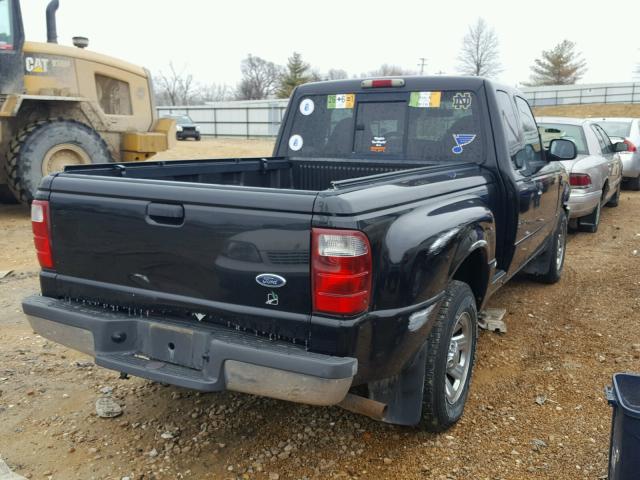 1FTYR44V42PB45803 - 2002 FORD RANGER SUP BLACK photo 4