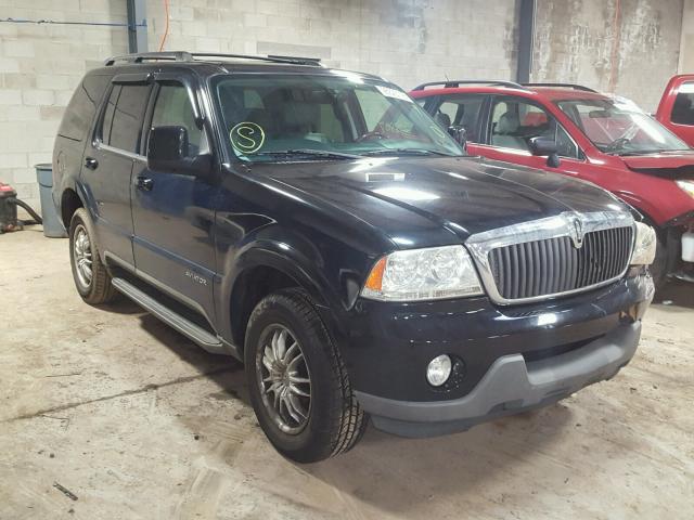 5LMEU88H24ZJ35221 - 2004 LINCOLN AVIATOR BLACK photo 1