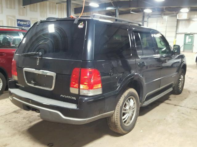 5LMEU88H24ZJ35221 - 2004 LINCOLN AVIATOR BLACK photo 4