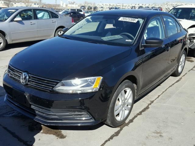 3VW1K7AJ2FM253578 - 2015 VOLKSWAGEN JETTA BASE 黑色 照片 2