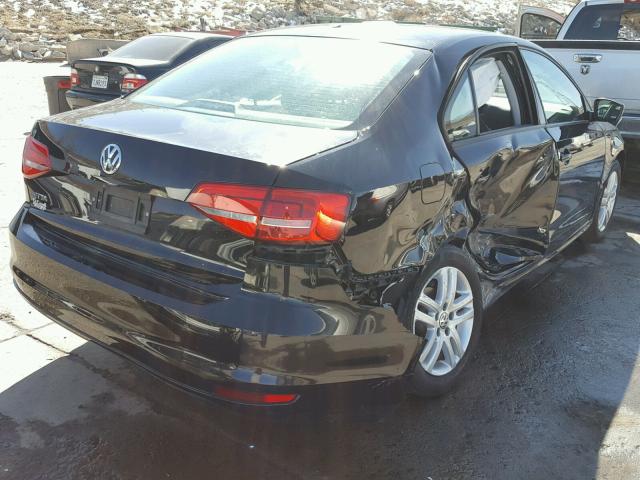 3VW1K7AJ2FM253578 - 2015 VOLKSWAGEN JETTA BASE 黑色 照片 4