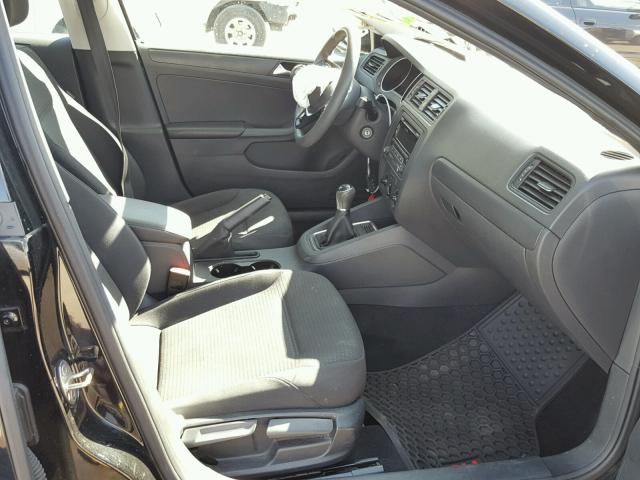 3VW1K7AJ2FM253578 - 2015 VOLKSWAGEN JETTA BASE 黑色 照片 5