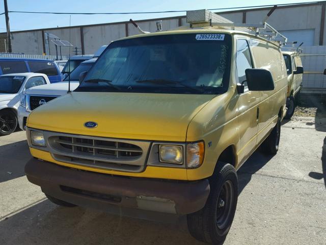 1FTSS34L81HB00424 - 2001 FORD E350 YELLOW photo 2