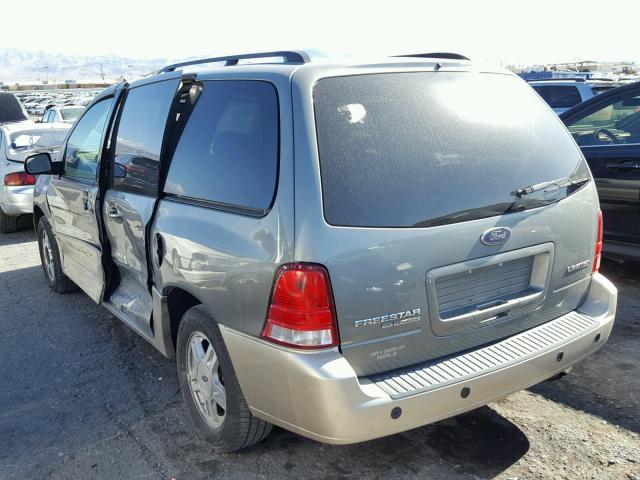 2FMDA58234BA49176 - 2004 FORD FREESTAR L GRAY photo 3