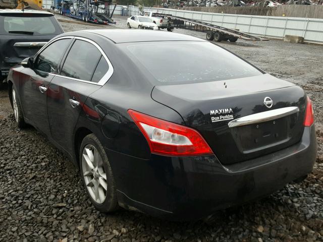 1N4AA51E89C860609 - 2009 NISSAN MAXIMA S BLACK photo 3