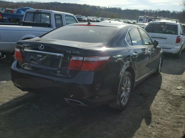 JTHBL46F575012093 - 2007 LEXUS LS 460 BLACK photo 4