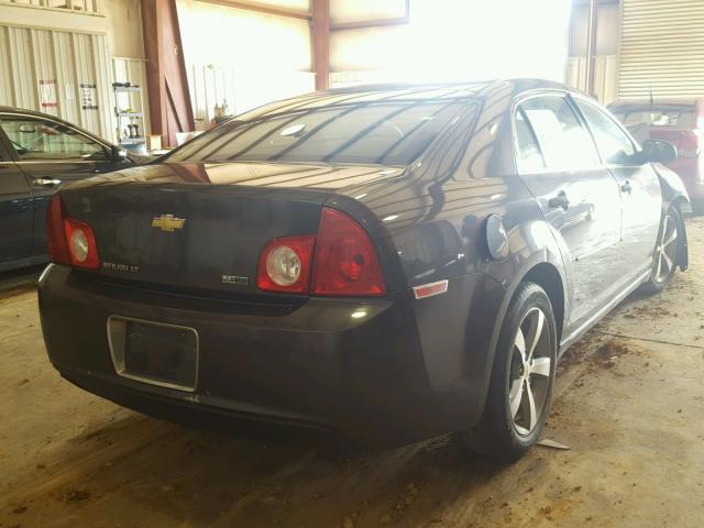1G1ZC5EU8BF330128 - 2011 CHEVROLET MALIBU 1LT CHARCOAL photo 4