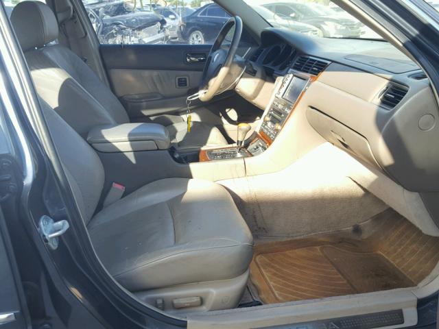 JH4KA966X4C005229 - 2004 ACURA 3.5RL GRAY photo 5