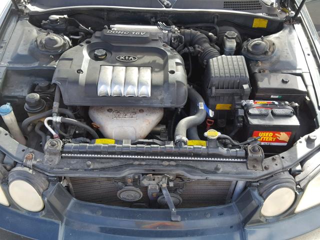 KNAGD126155383318 - 2005 KIA OPTIMA LX GREEN photo 7