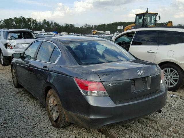 1HGCP2F37AA057900 - 2010 HONDA ACCORD LX GRAY photo 3