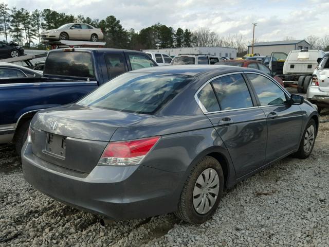 1HGCP2F37AA057900 - 2010 HONDA ACCORD LX GRAY photo 4