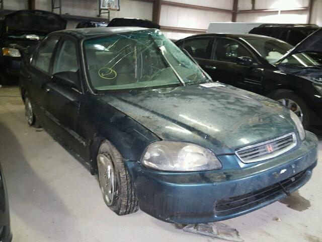 2HGEJ6673TH534086 - 1996 HONDA CIVIC LX GREEN photo 1