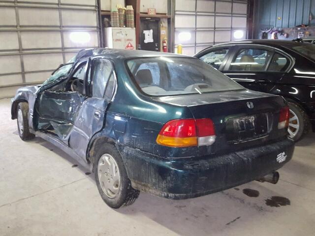 2HGEJ6673TH534086 - 1996 HONDA CIVIC LX GREEN photo 3