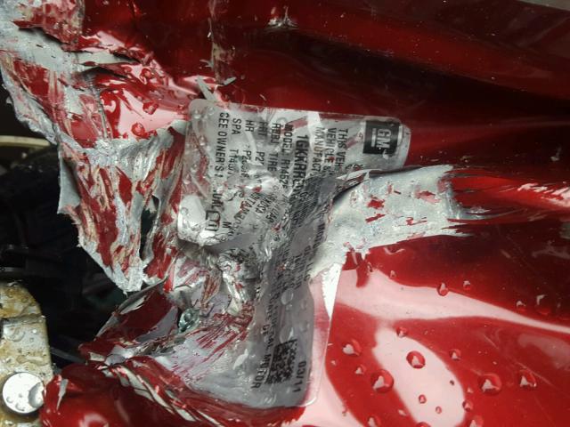 1GKKRRED1BJ339866 - 2011 GMC ACADIA SLT წითელი ფოტო 10