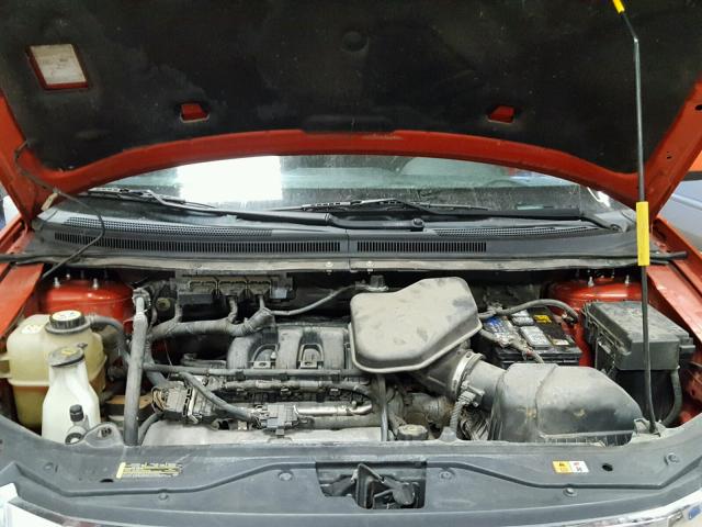 2FMDK48CX7BA53553 - 2007 FORD EDGE SEL ORANGE photo 7