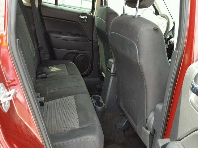 1C4NJCBB4ED769992 - 2014 JEEP COMPASS SP MAROON photo 6