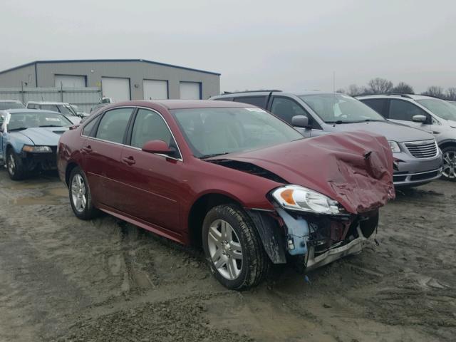 2G1WB5EK0B1176882 - 2011 CHEVROLET IMPALA LT RED photo 1