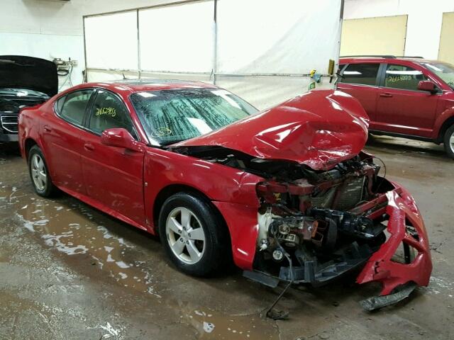 2G2WP552061308803 - 2006 PONTIAC GRAND PRIX RED photo 1