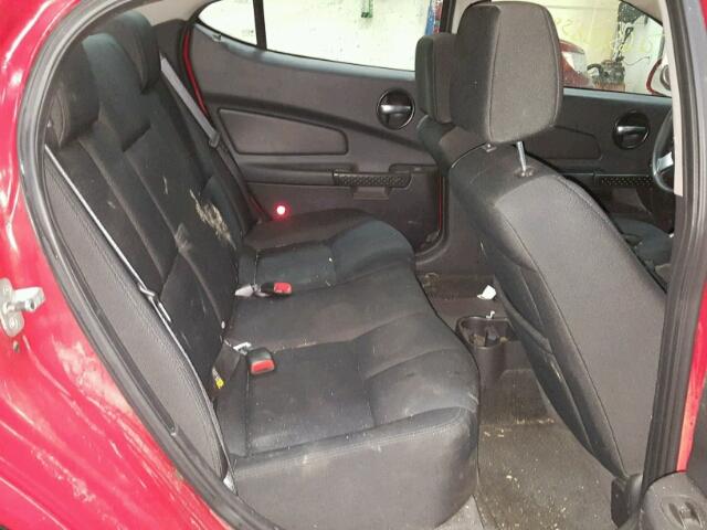 2G2WP552061308803 - 2006 PONTIAC GRAND PRIX RED photo 6