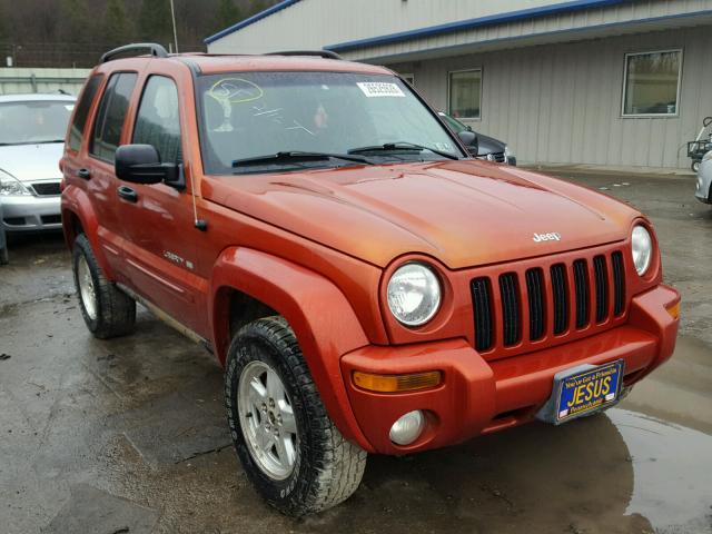 1J4GL58K92W222152 - 2002 JEEP LIBERTY LI ORANGE photo 1